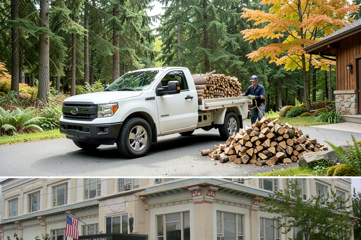 Firewood Covers in Anacortes, Skagit County, WA - Add covers before the fall rains set in so your summer-seasoned wood stays ready to burn.