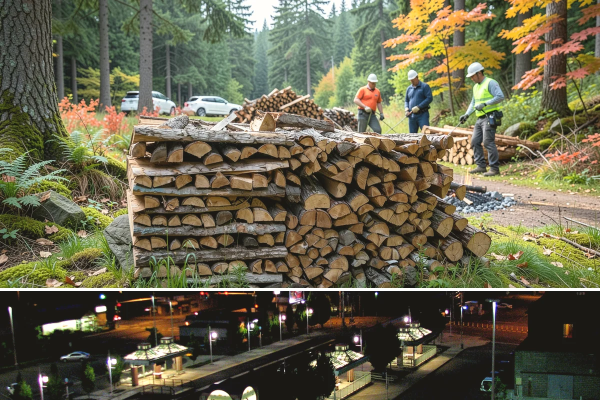 Firewood Covers in Auburn, King County, WA - Add covers before the fall rains set in so your summer-seasoned wood stays ready to burn.