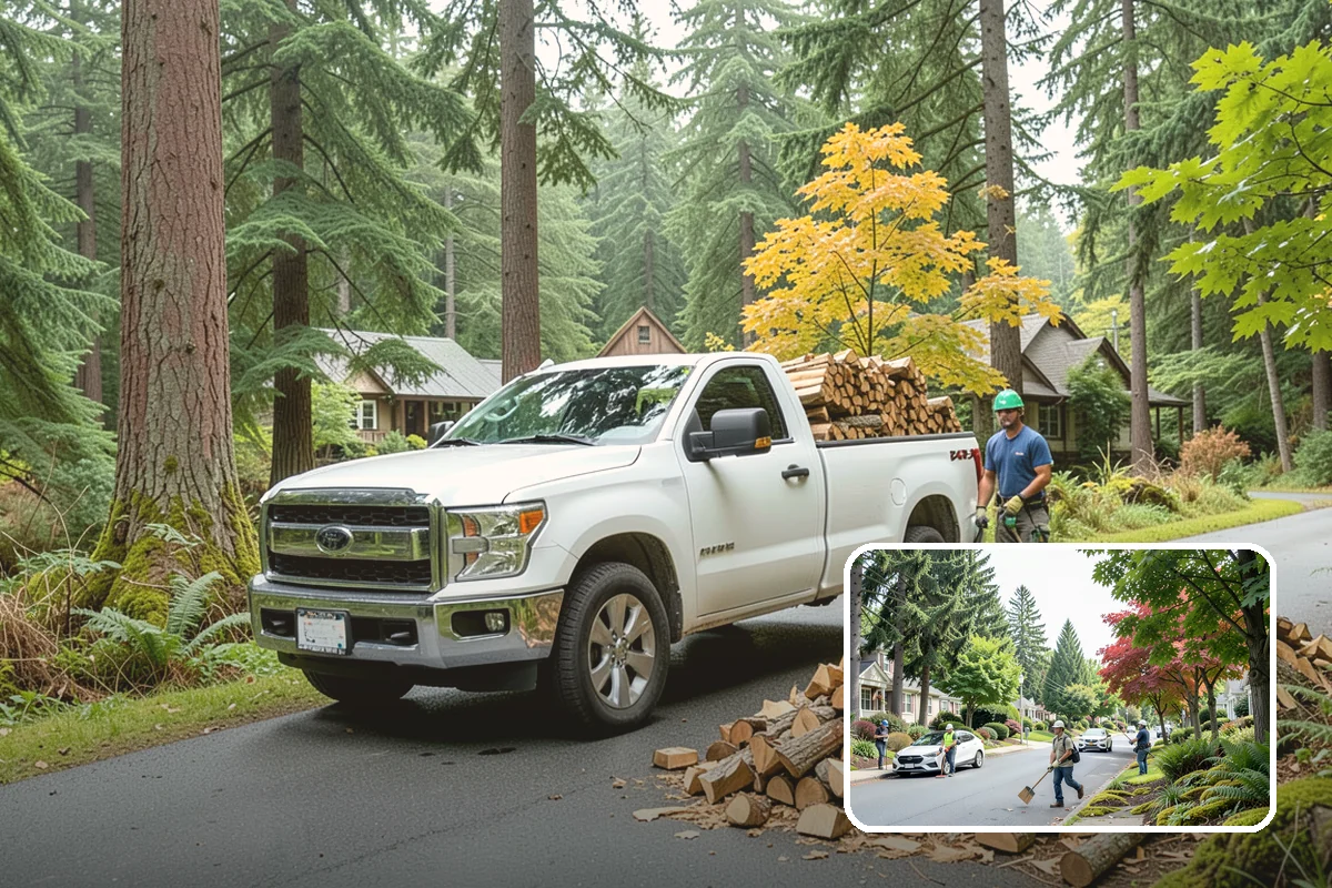 Firewood Covers in Beaux Arts Village, King County, WA - Blocks rain and snow from re-wetting seasoned wood
