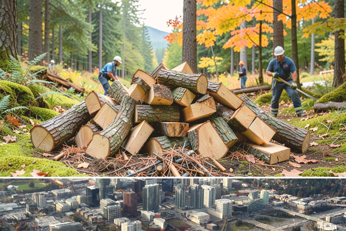Firewood Covers in Bellevue, King County, WA - Add covers before the fall rains set in so your summer-seasoned wood stays ready to burn.