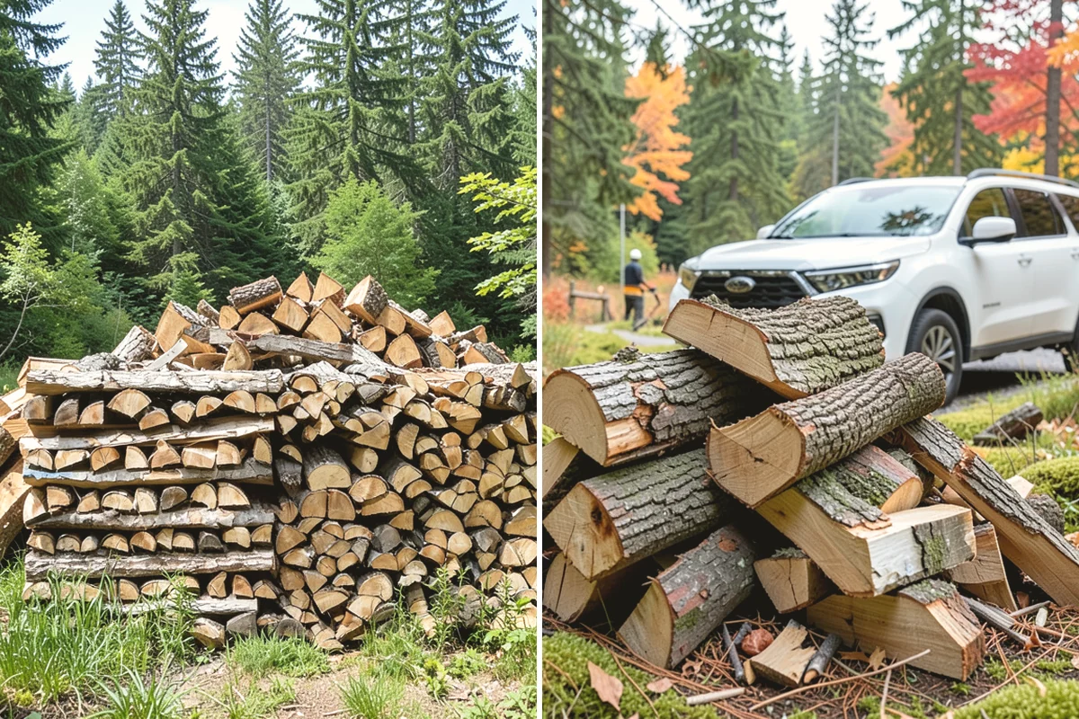 Firewood Covers in Black Diamond, King County, WA - Measure your stack dimensions and exposure