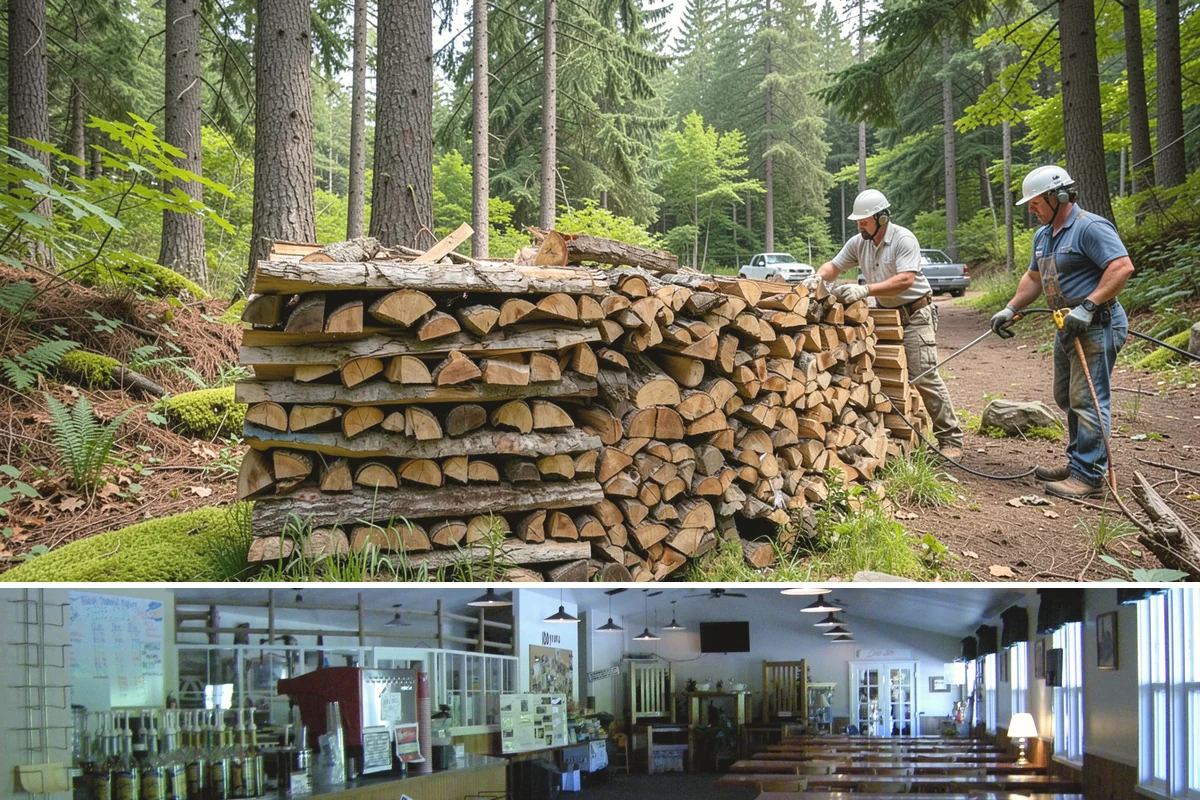Firewood Covers in Black Diamond, King County, WA - Add covers before the fall rains set in so your summer-seasoned wood stays ready to burn.