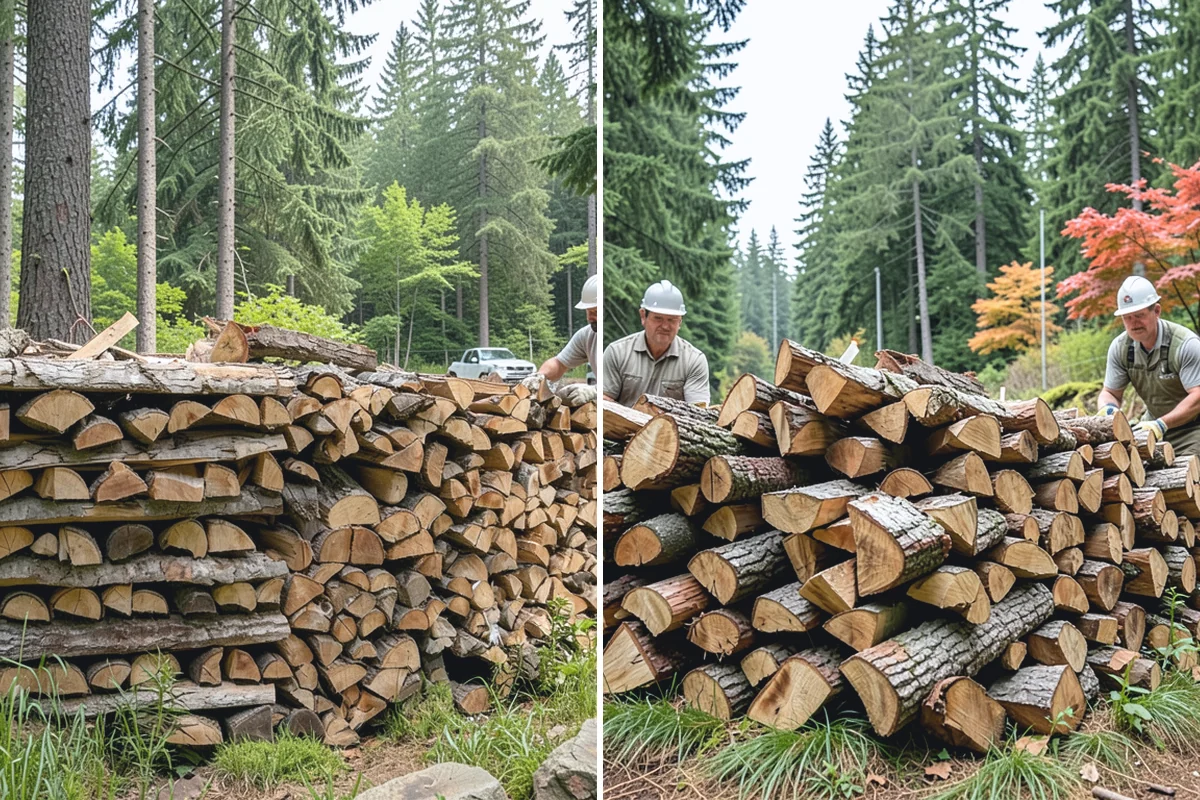 Firewood Covers in Bonney Lake, Pierce County, WA - Measure your stack dimensions and exposure