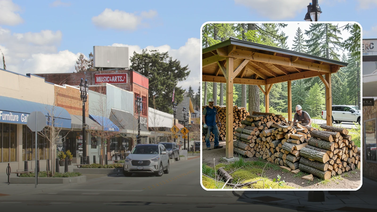Firewood Covers in Bothell, King County, WA - We provide weatherproof firewood covers that shield your stack from constant Pacific Northwest rain while still letting it...