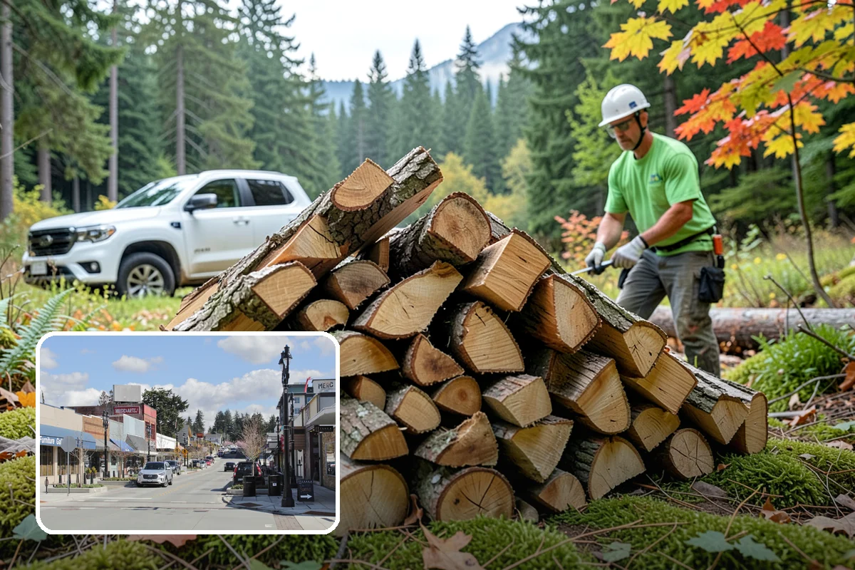 Firewood Covers in Bothell, King County, WA - Blocks rain and snow from re-wetting seasoned wood