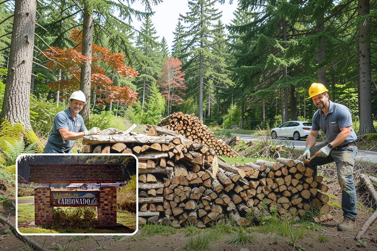 Firewood Covers in Carbonado, Pierce County, WA - Blocks rain and snow from re-wetting seasoned wood