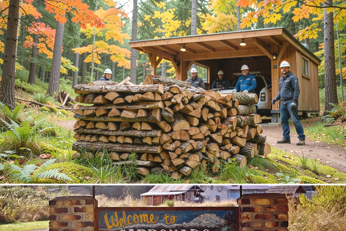 Firewood Covers in Carbonado, Pierce County, WA - Add covers before the fall rains set in so your summer-seasoned wood stays ready to burn.