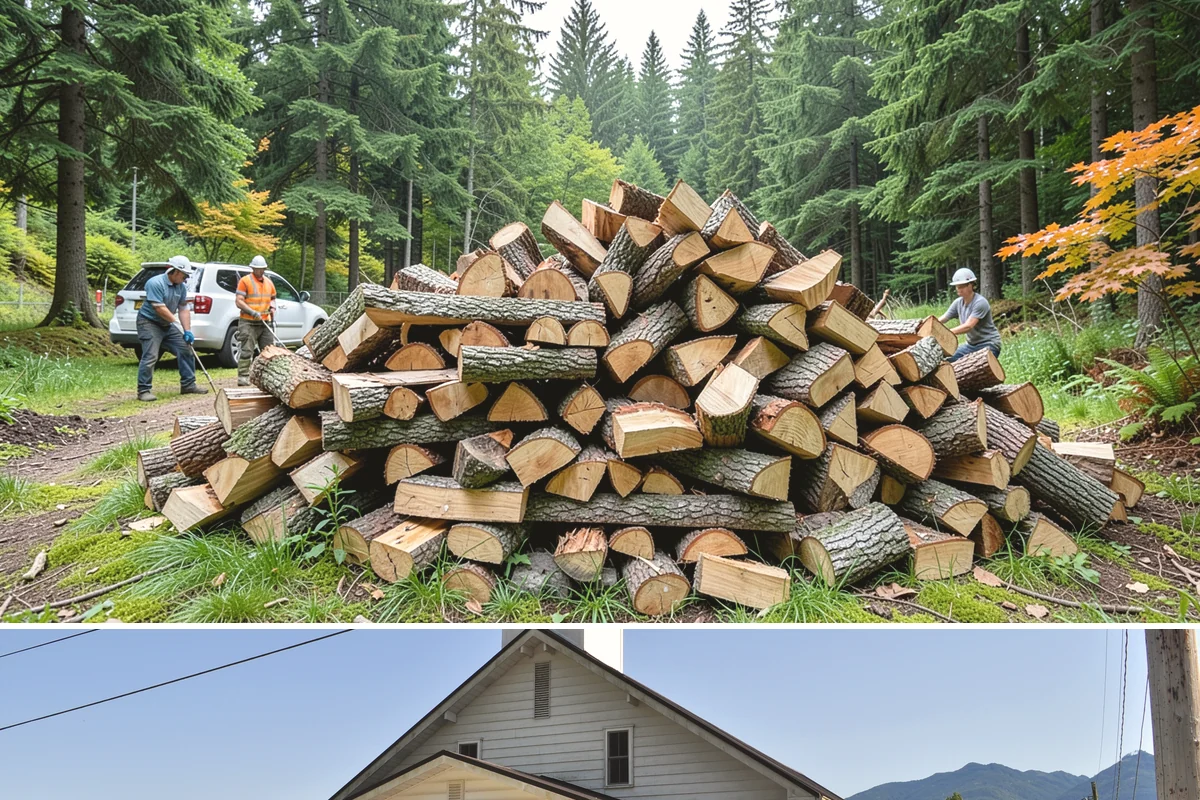 Firewood Covers in Concrete, Skagit County, WA - Add covers before the fall rains set in so your summer-seasoned wood stays ready to burn.