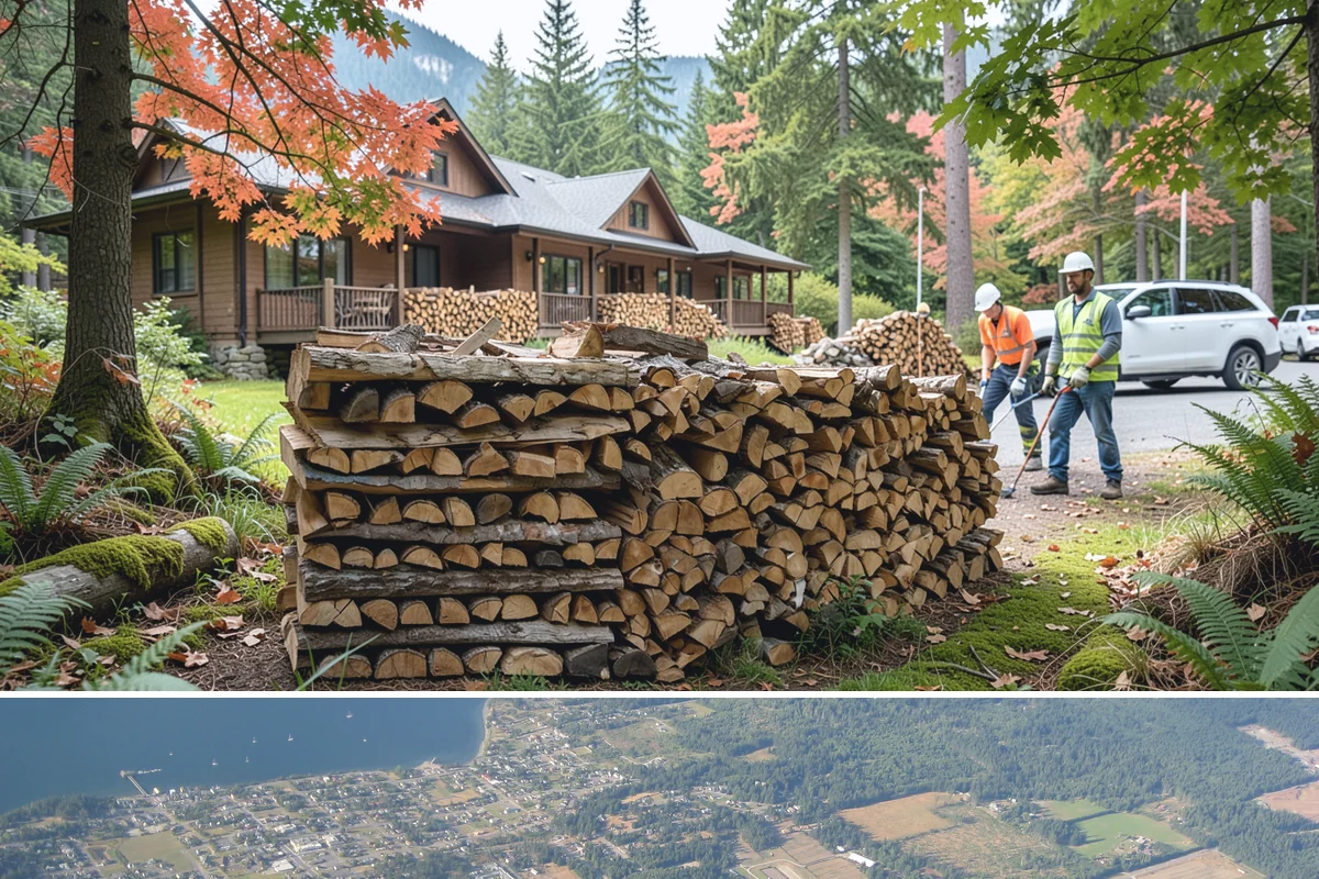 Firewood Covers in Coupeville, Island County, WA - Add covers before the fall rains set in so your summer-seasoned wood stays ready to burn.