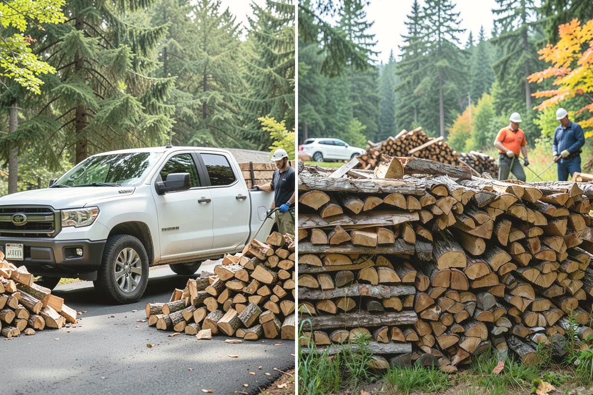 Firewood Covers in Covington, King County, WA - Measure your stack dimensions and exposure