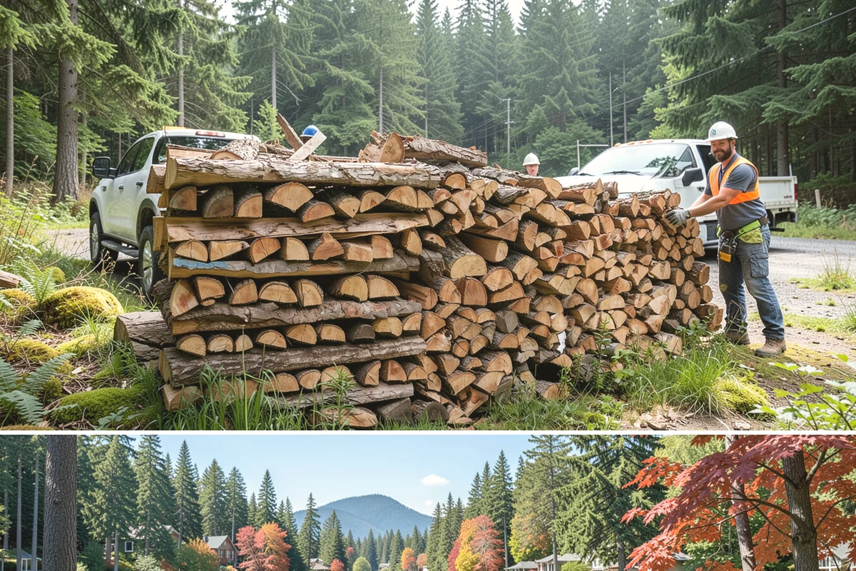 Firewood Covers in Covington, King County, WA - Add covers before the fall rains set in so your summer-seasoned wood stays ready to burn.