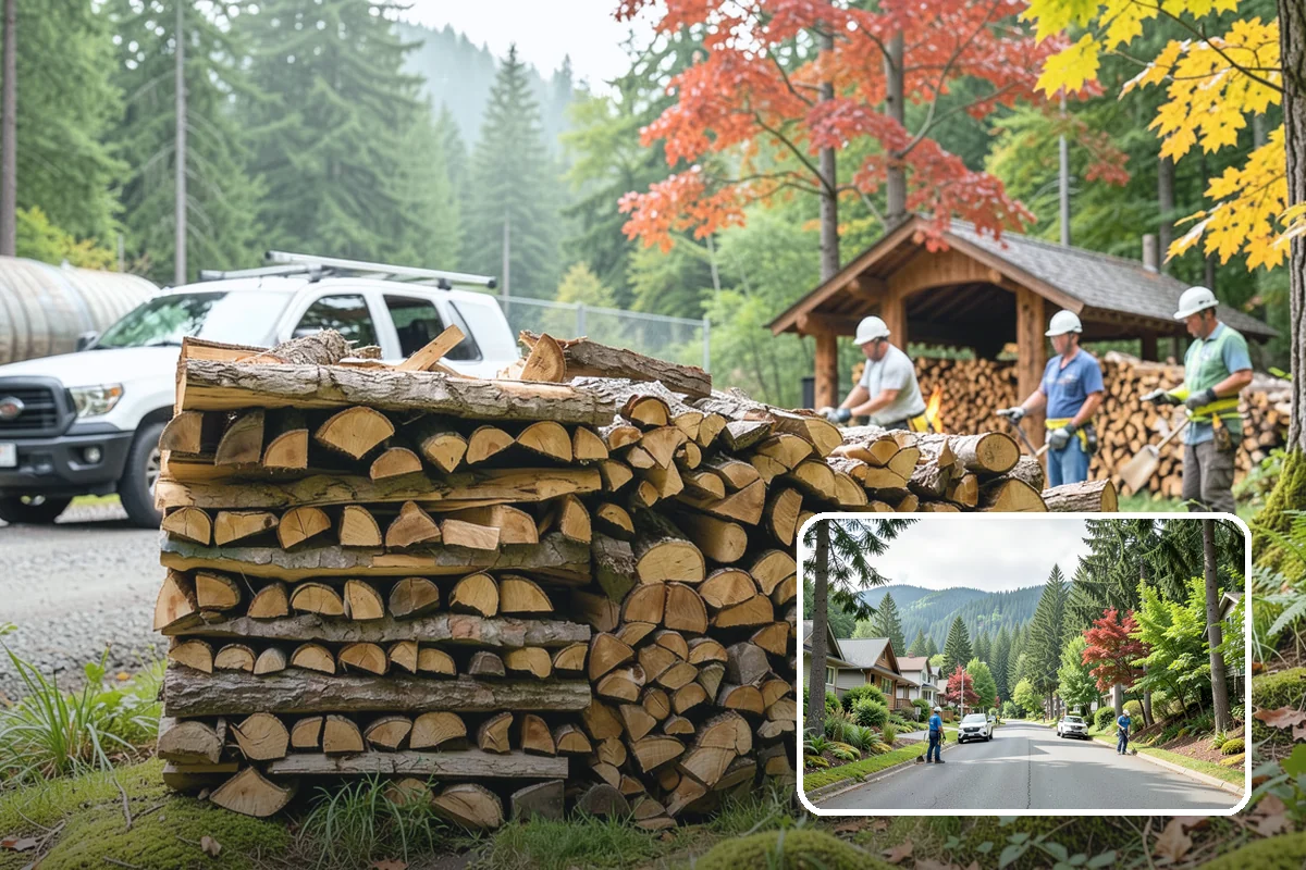Firewood Covers in Darrington, WA - Blocks rain and snow from re-wetting seasoned wood