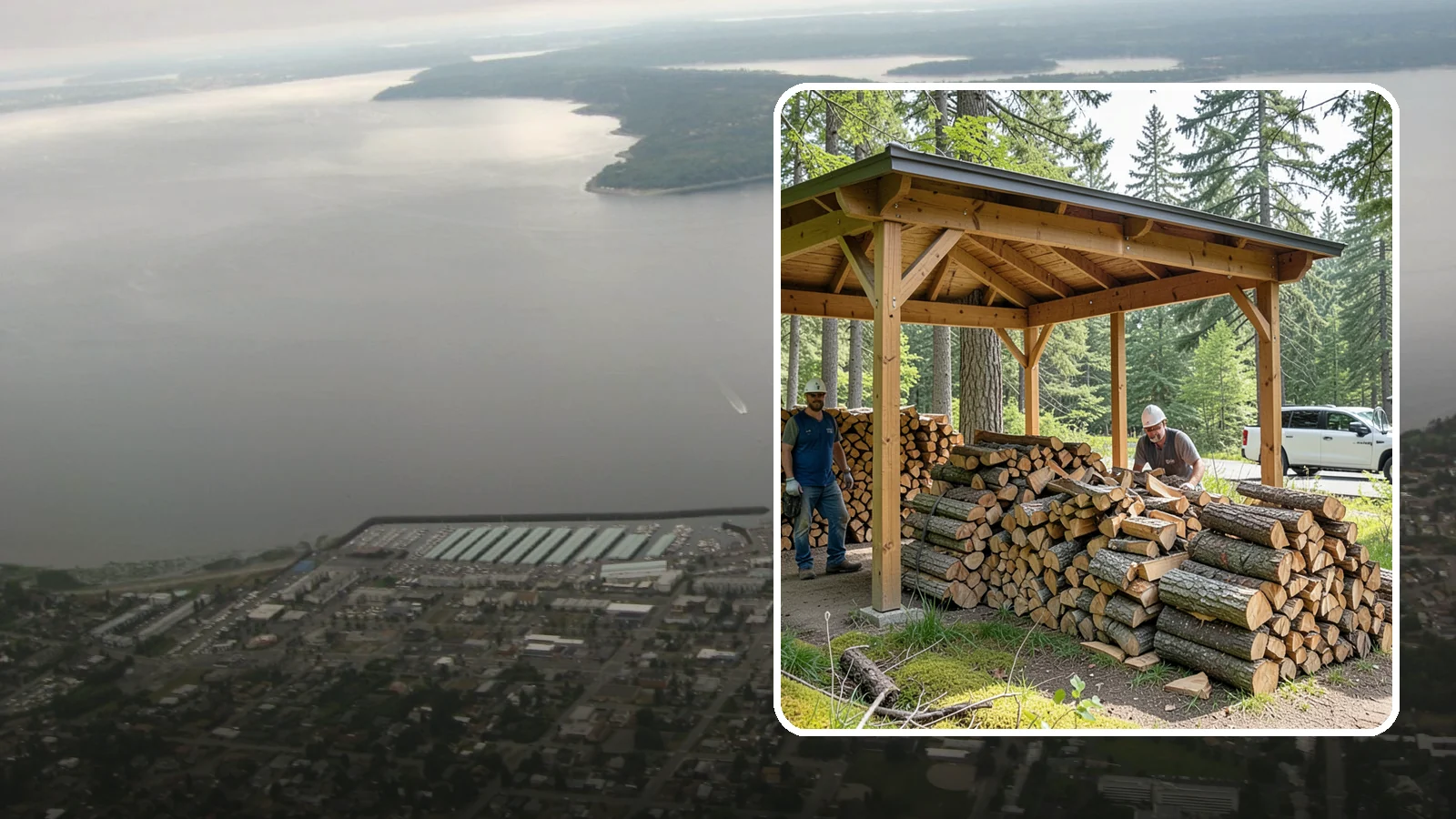 Firewood Covers in Des Moines, King County, WA - We provide weatherproof firewood covers that shield your stack from constant Pacific Northwest rain while still letting it...
