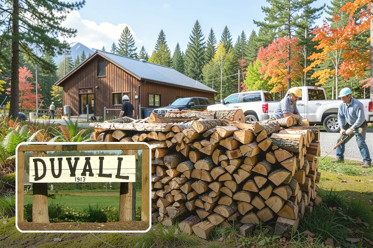 Firewood Covers in Duvall, King County, WA - Blocks rain and snow from re-wetting seasoned wood