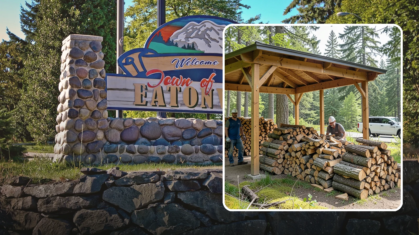 Firewood Covers in Eatonville, Pierce County, WA - We provide weatherproof firewood covers that shield your stack from constant Pacific Northwest rain while still letting it...