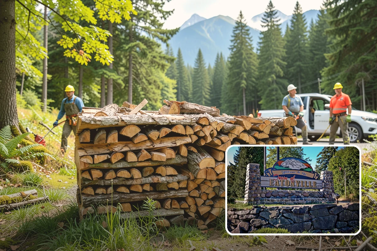 Firewood Covers in Eatonville, Pierce County, WA - Blocks rain and snow from re-wetting seasoned wood