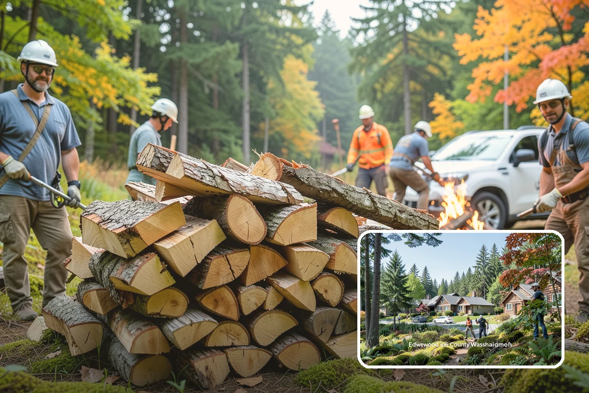 Firewood Covers in Edgewood, Pierce County, WA - Blocks rain and snow from re-wetting seasoned wood