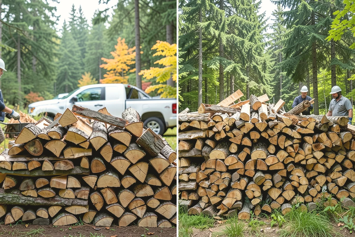 Firewood Covers in Edgewood, Pierce County, WA - Measure your stack dimensions and exposure
