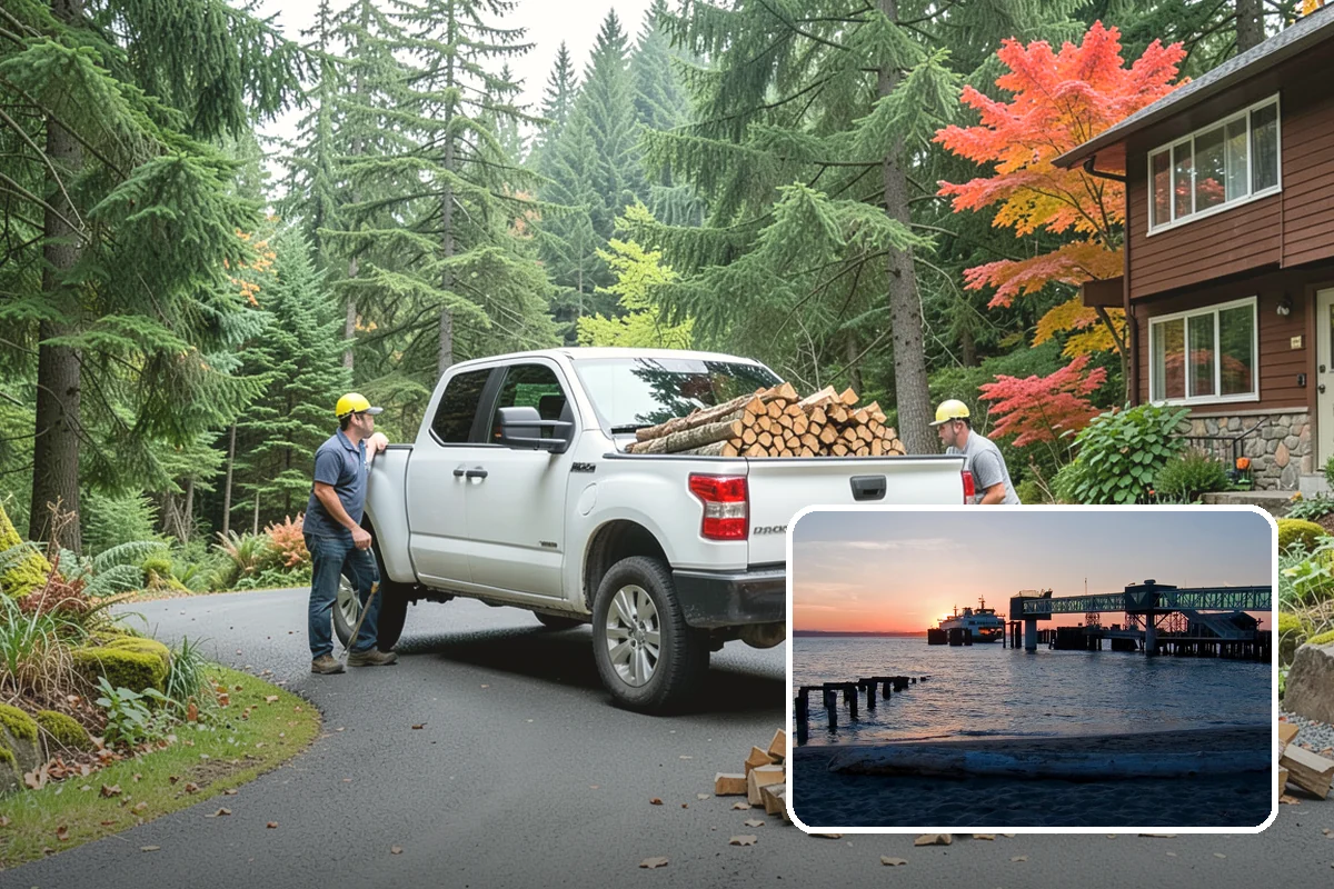 Firewood Covers in Edmonds, Snohomish County, WA - Blocks rain and snow from re-wetting seasoned wood
