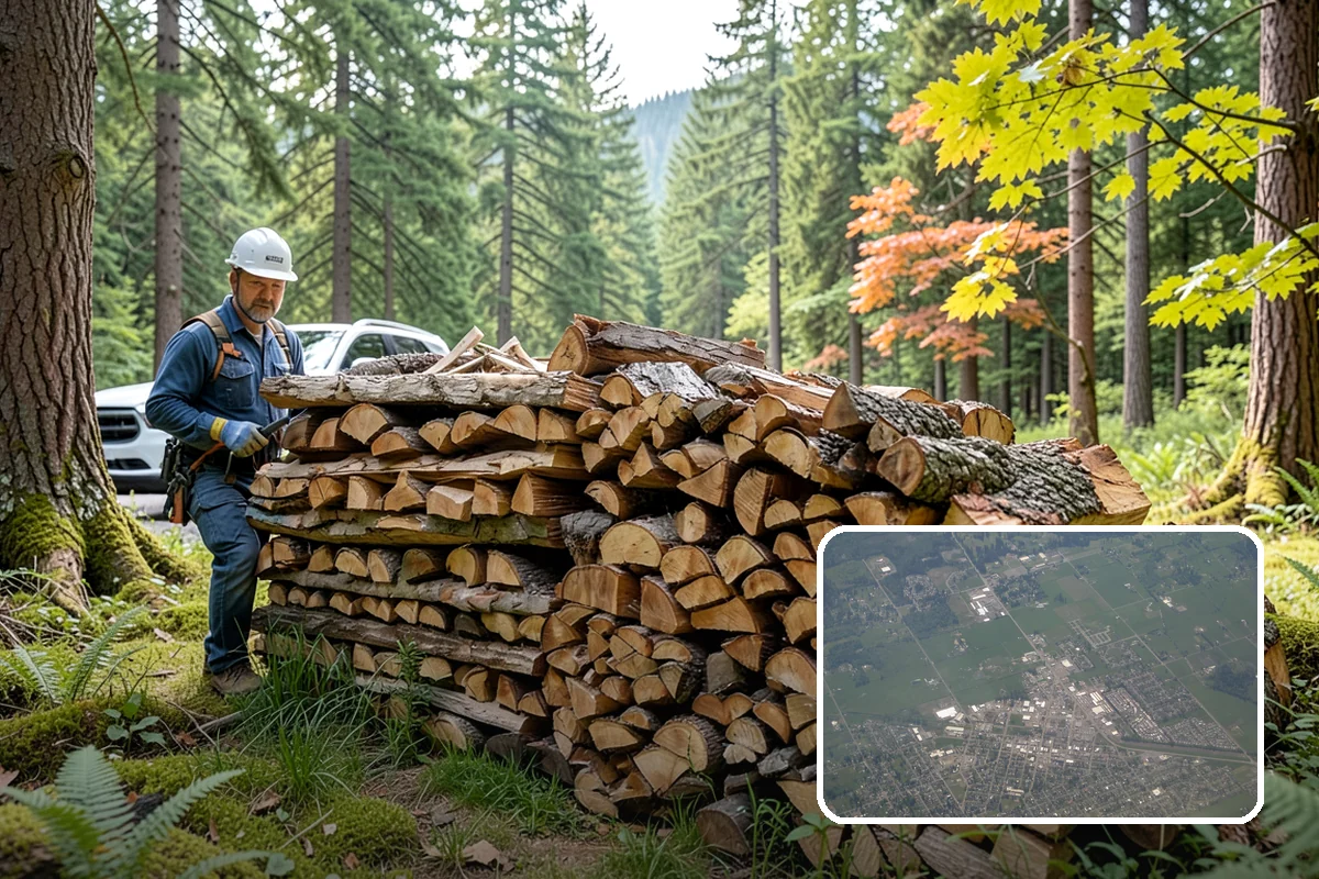 Firewood Covers in Enumclaw, King County, WA - Blocks rain and snow from re-wetting seasoned wood