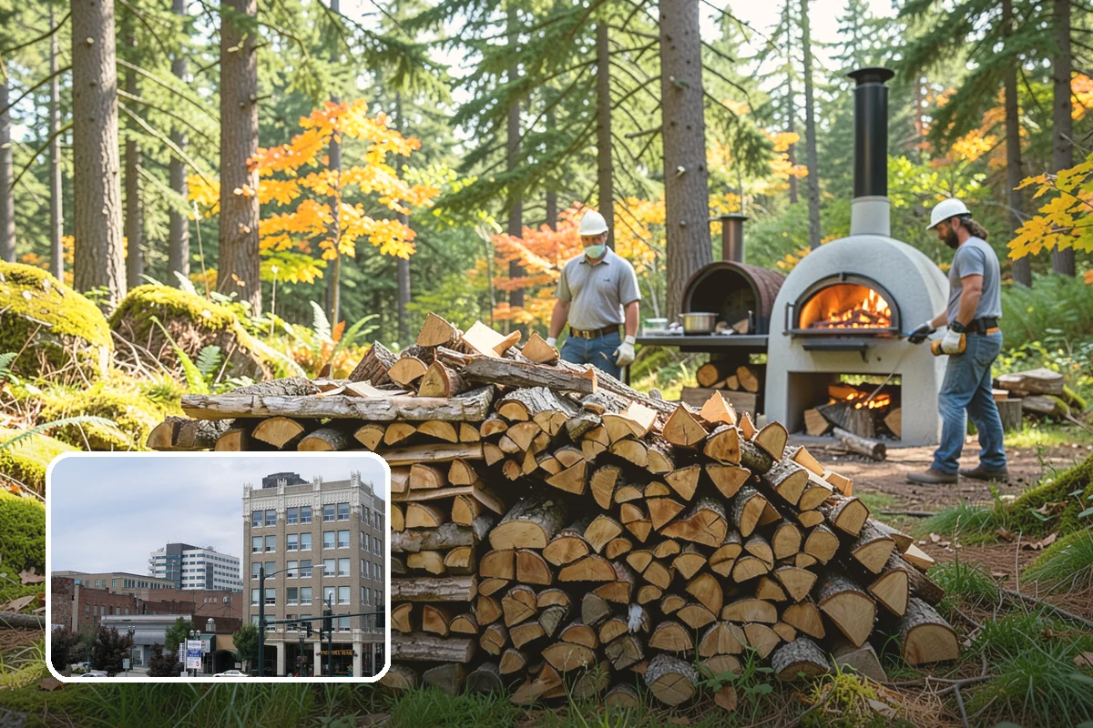 Firewood Covers in Everett, Snohomish County, WA - Blocks rain and snow from re-wetting seasoned wood