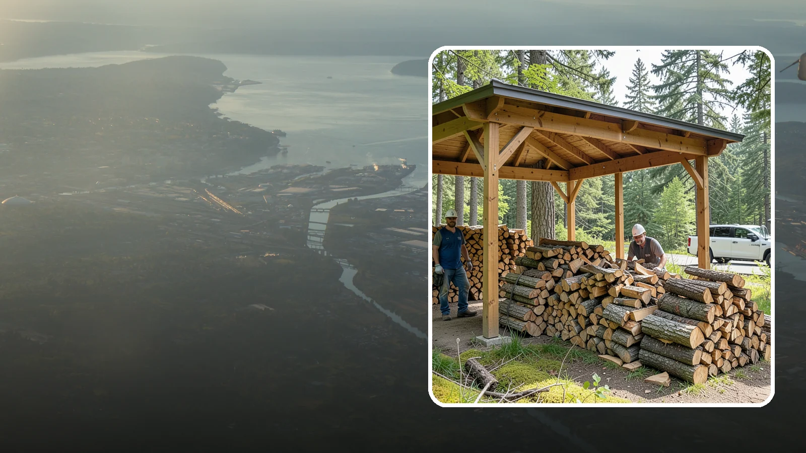 Firewood Covers in Fife, Pierce County, WA - We provide weatherproof firewood covers that shield your stack from constant Pacific Northwest rain while still letting it...