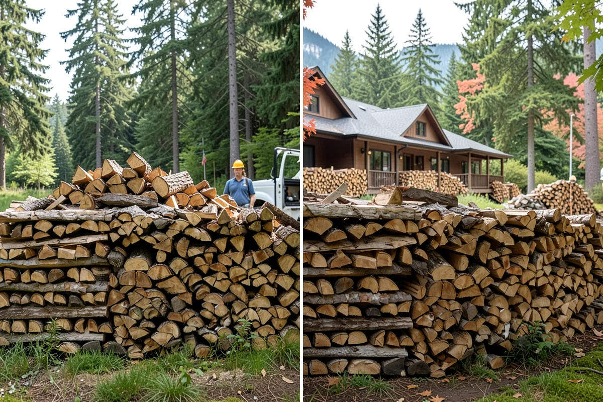 Firewood Covers in Fircrest, Pierce County, WA - Measure your stack dimensions and exposure