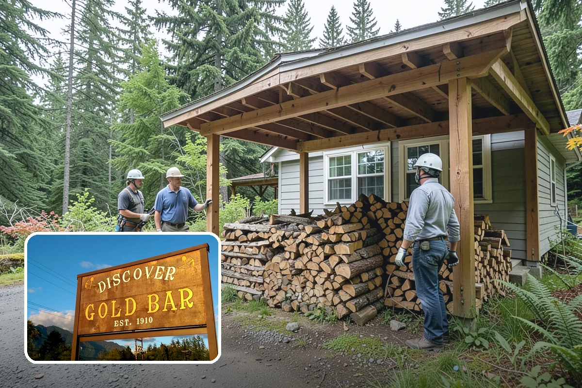 Firewood Covers in Gold Bar, Snohomish County, WA - Blocks rain and snow from re-wetting seasoned wood