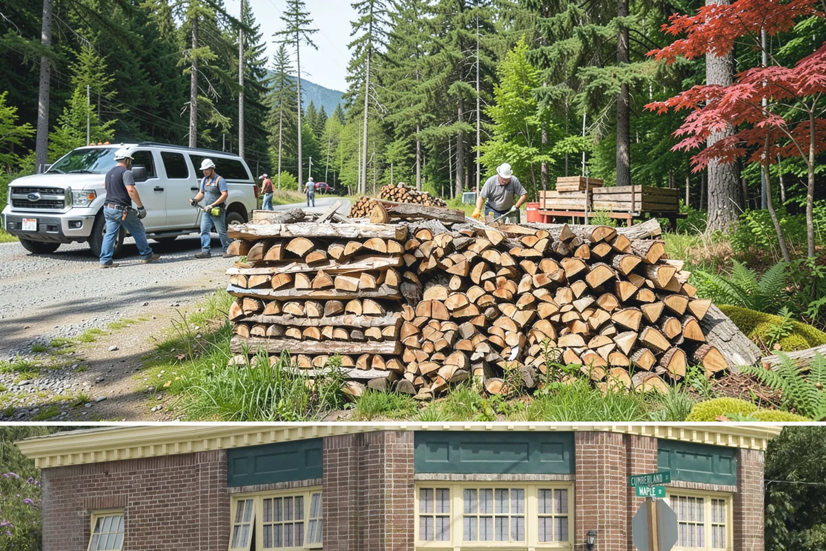 Firewood Covers in Hamilton, Skagit County, WA - Add covers before the fall rains set in so your summer-seasoned wood stays ready to burn.