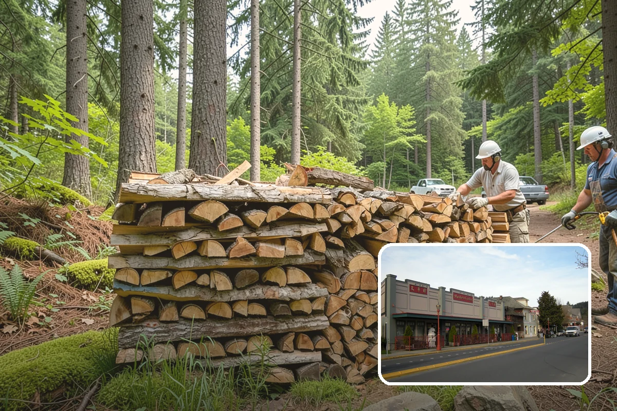 Firewood Covers in Issaquah, King County, WA - Blocks rain and snow from re-wetting seasoned wood
