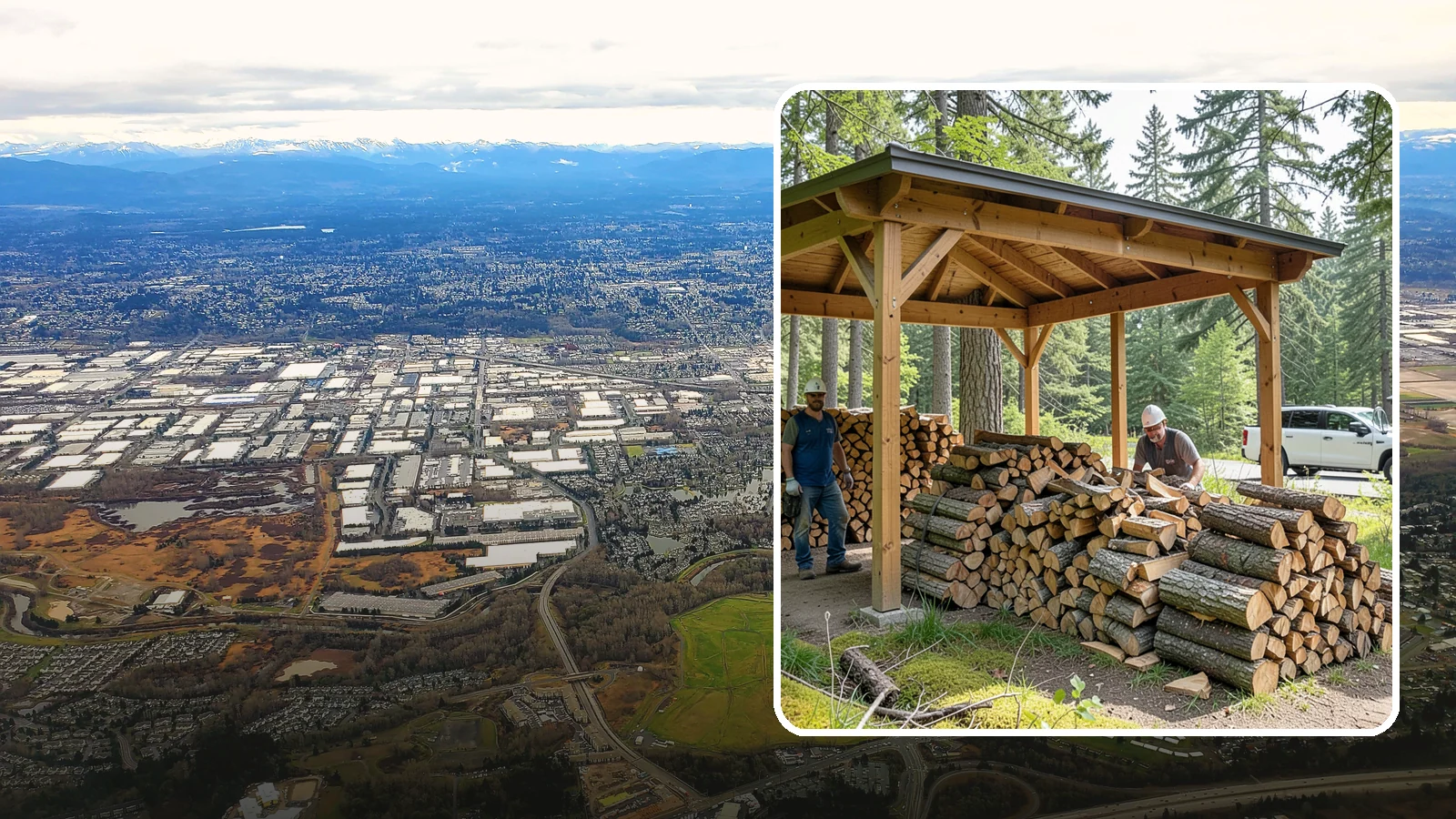 Firewood Covers in Kent, King County, WA - We provide weatherproof firewood covers that shield your stack from constant Pacific Northwest rain while still letting it...
