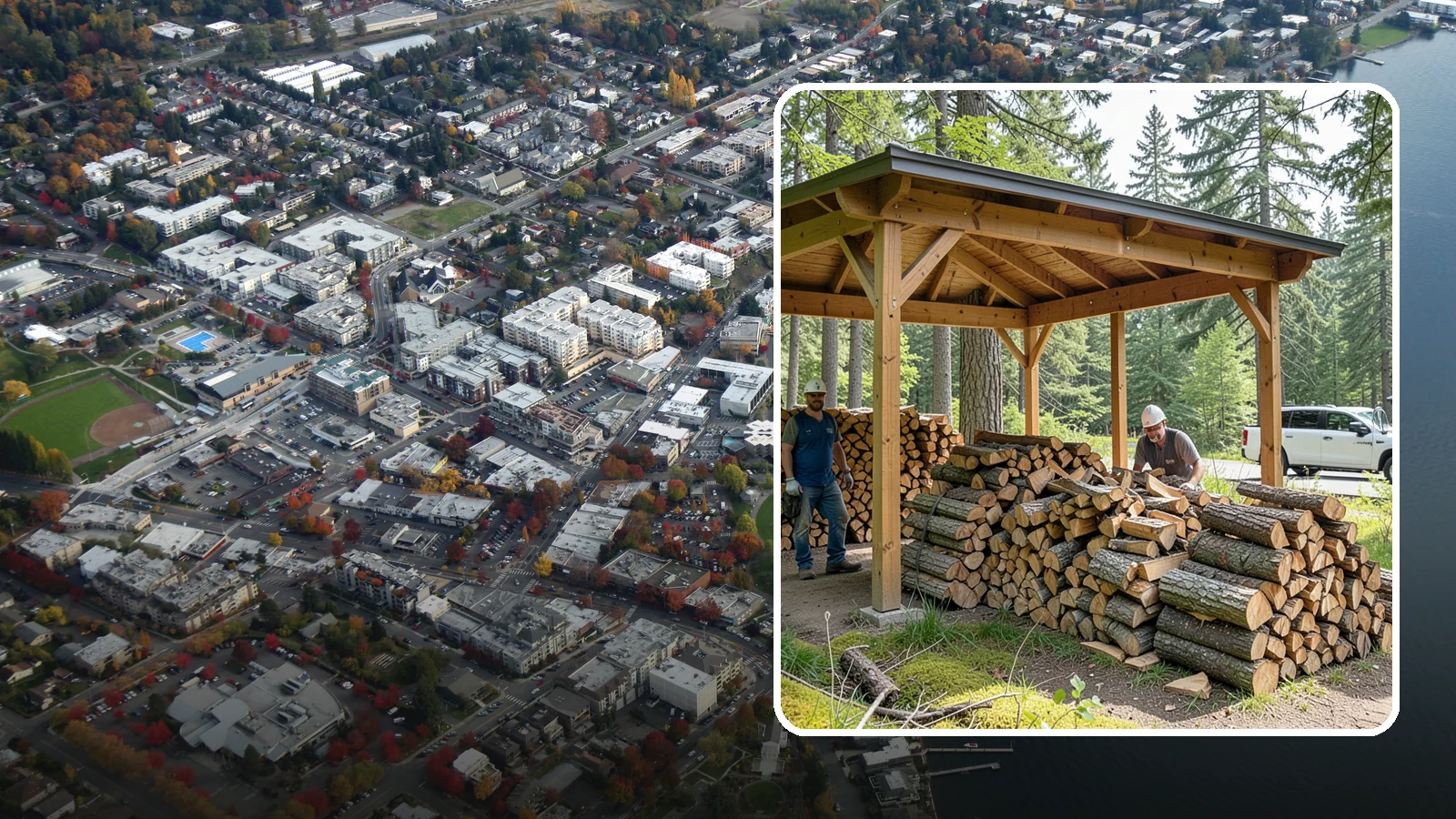 Firewood Covers in Kirkland, King County, WA - We provide weatherproof firewood covers that shield your stack from constant Pacific Northwest rain while still letting it...