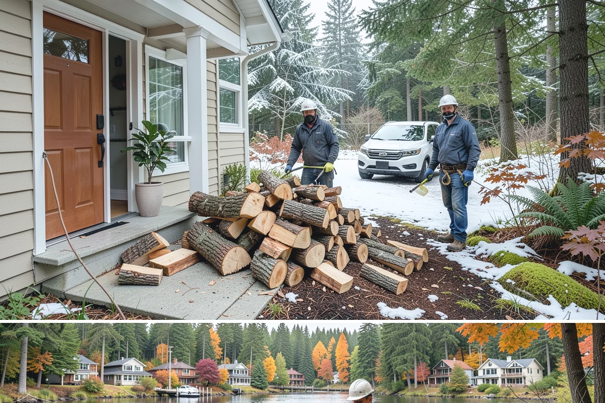 Firewood Covers in La Conner, Skagit County, WA - Add covers before the fall rains set in so your summer-seasoned wood stays ready to burn.