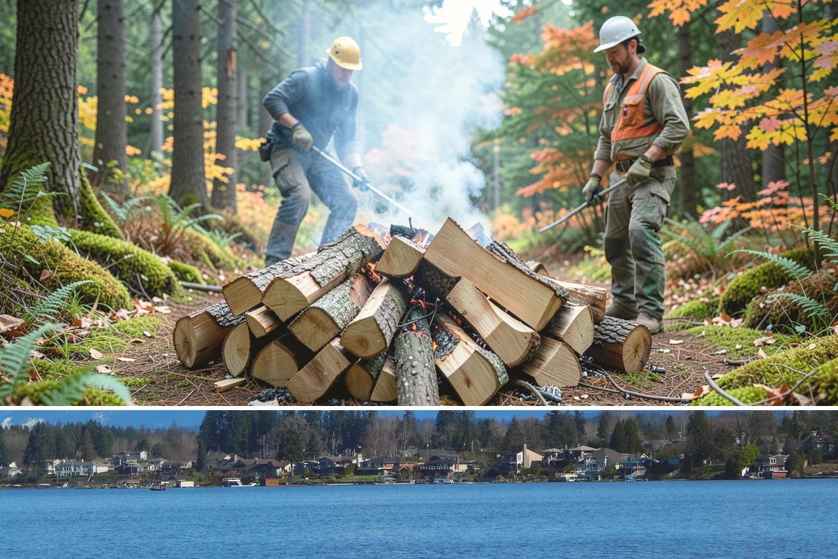 Firewood Covers in Lake Stevens, Snohomish County, WA - Add covers before the fall rains set in so your summer-seasoned wood stays ready to burn.