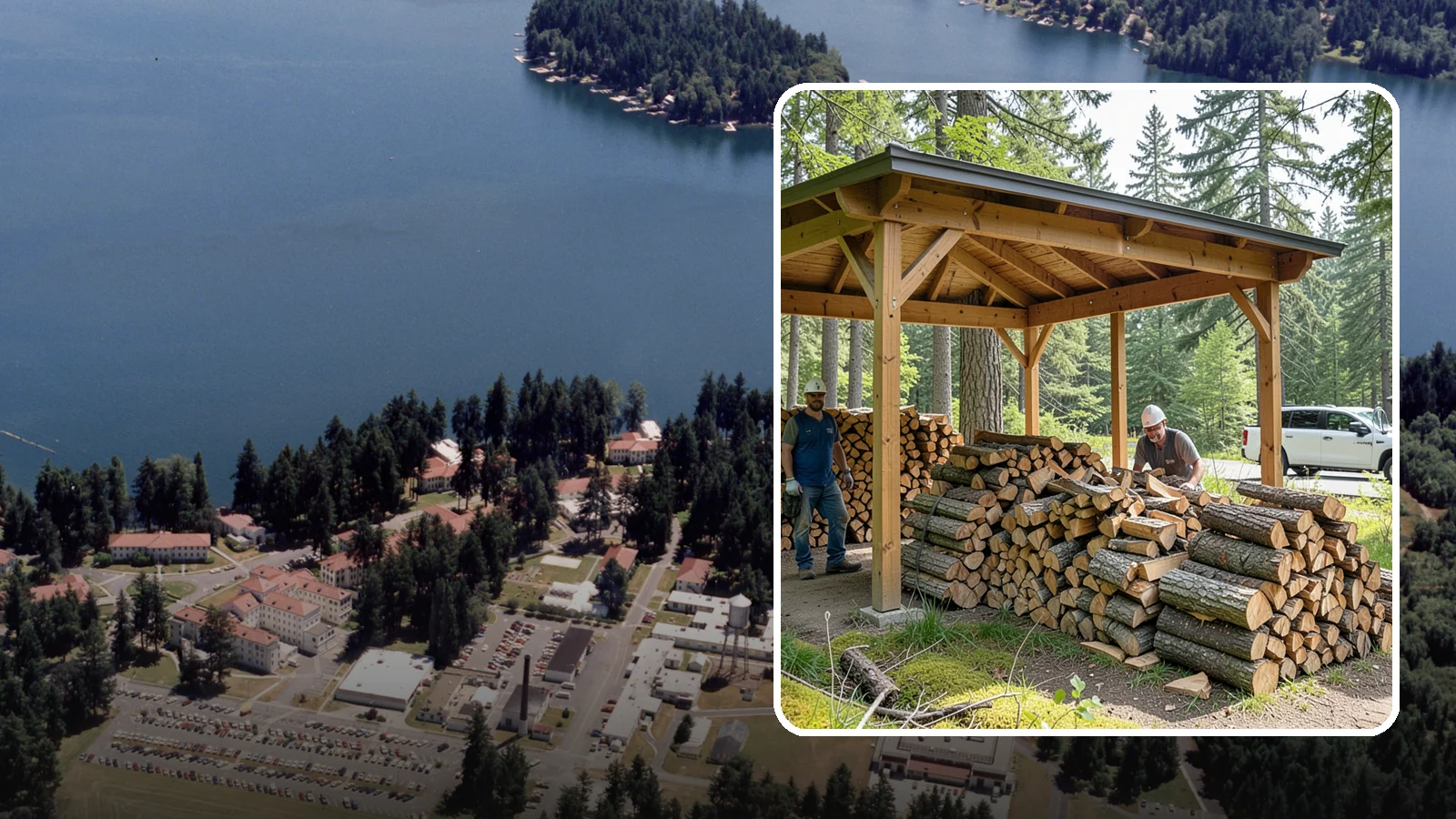 Firewood Covers in Lakewood, Pierce County, WA - We provide weatherproof firewood covers that shield your stack from constant Pacific Northwest rain while still letting it...