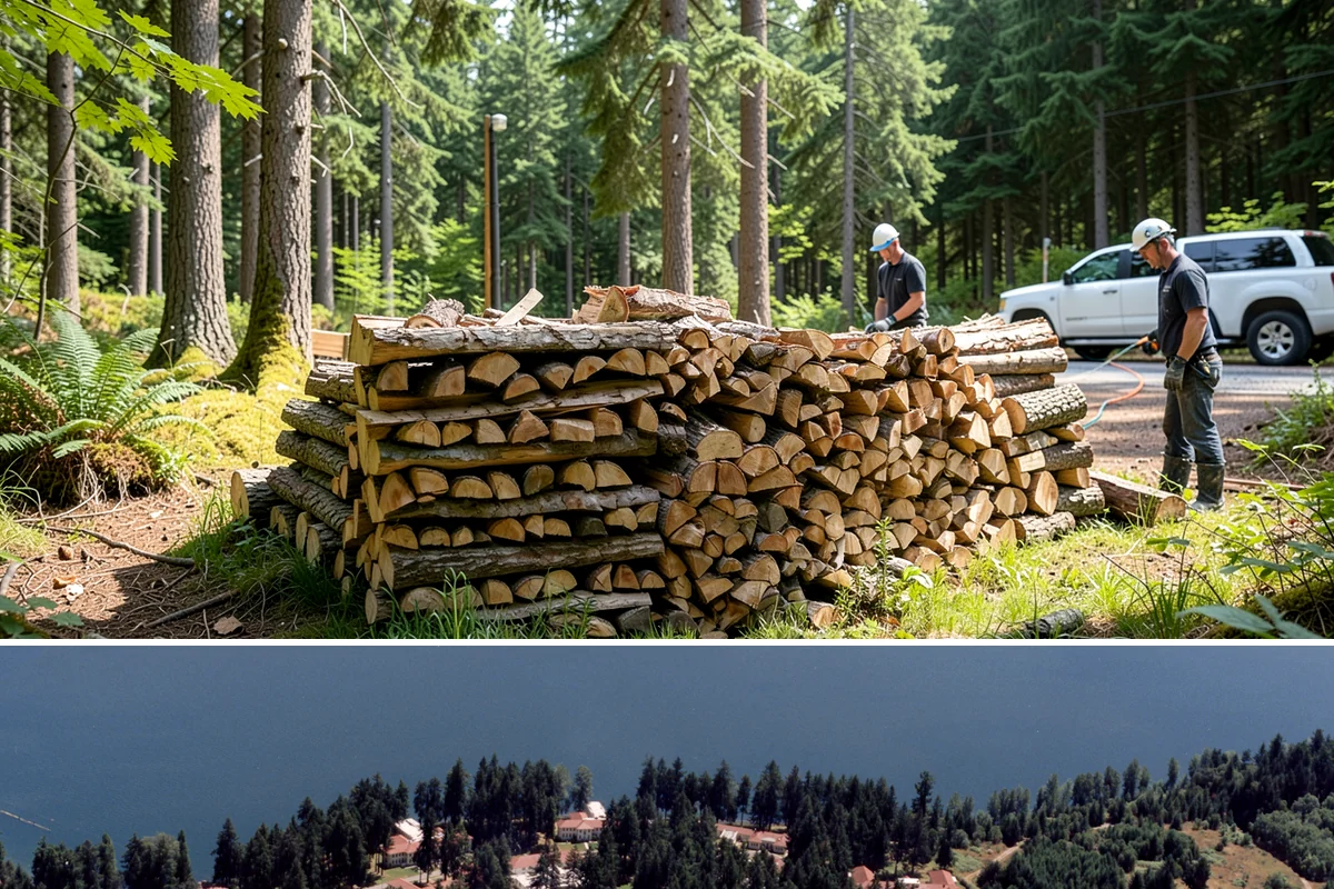 Firewood Covers in Lakewood, Pierce County, WA - Add covers before the fall rains set in so your summer-seasoned wood stays ready to burn.