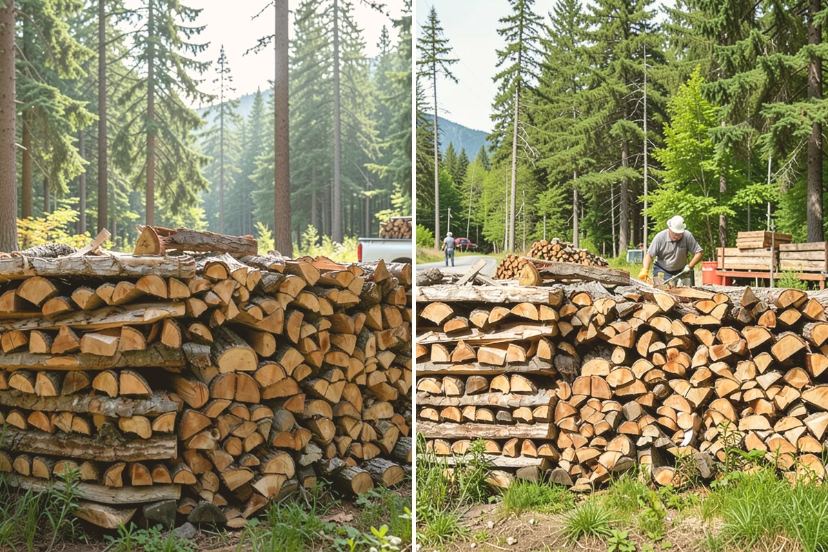 Firewood Covers in Langley, Island County, WA - Measure your stack dimensions and exposure