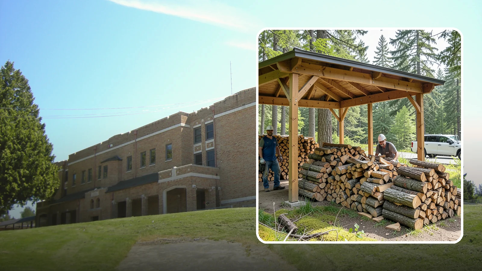 Firewood Covers in Maple Valley, King County, WA - We provide weatherproof firewood covers that shield your stack from constant Pacific Northwest rain while still letting it...
