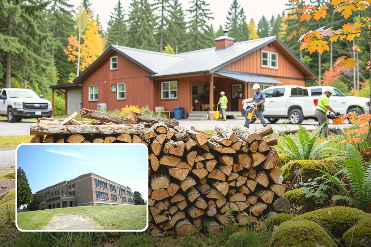 Firewood Covers in Maple Valley, King County, WA - Blocks rain and snow from re-wetting seasoned wood