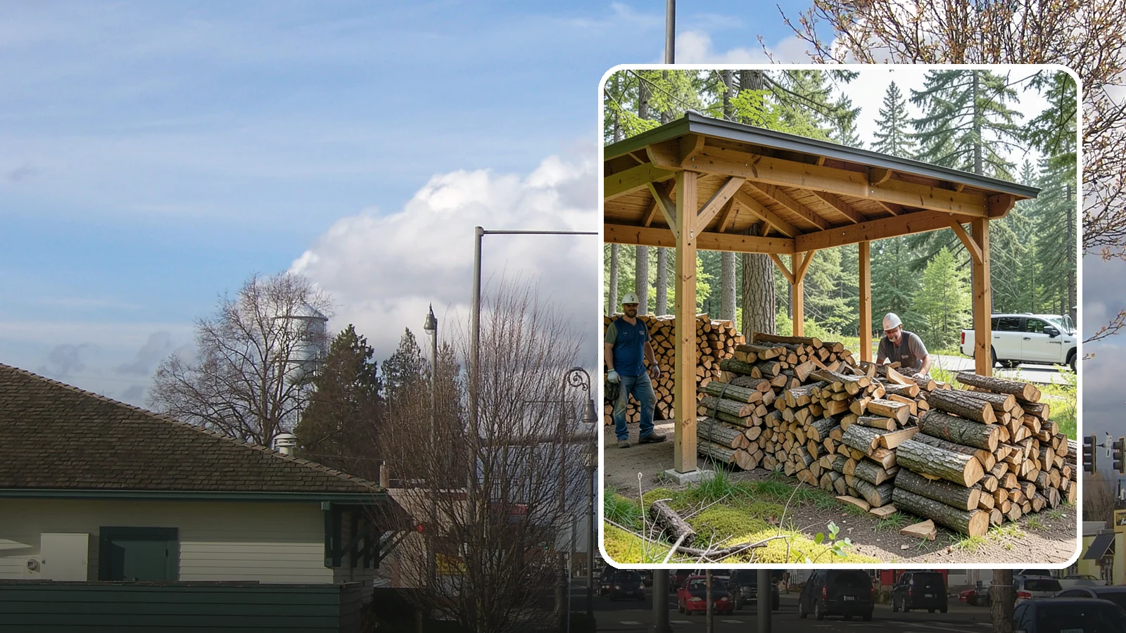 Firewood Covers in Marysville, Snohomish County, WA - We provide weatherproof firewood covers that shield your stack from constant Pacific Northwest rain while still letting it...