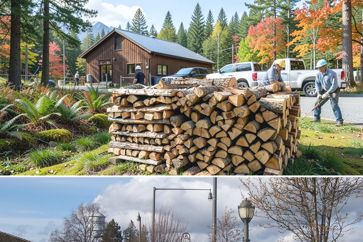 Firewood Covers in Marysville, Snohomish County, WA - Add covers before the fall rains set in so your summer-seasoned wood stays ready to burn.