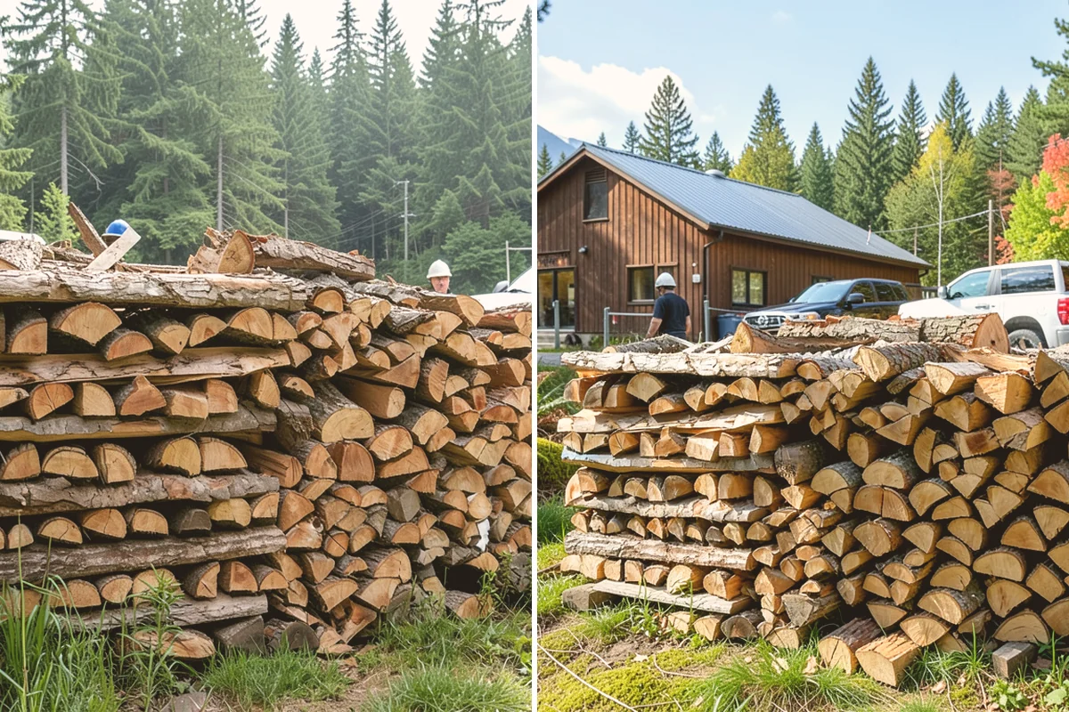 Firewood Covers in Milton, King County, WA - Measure your stack dimensions and exposure