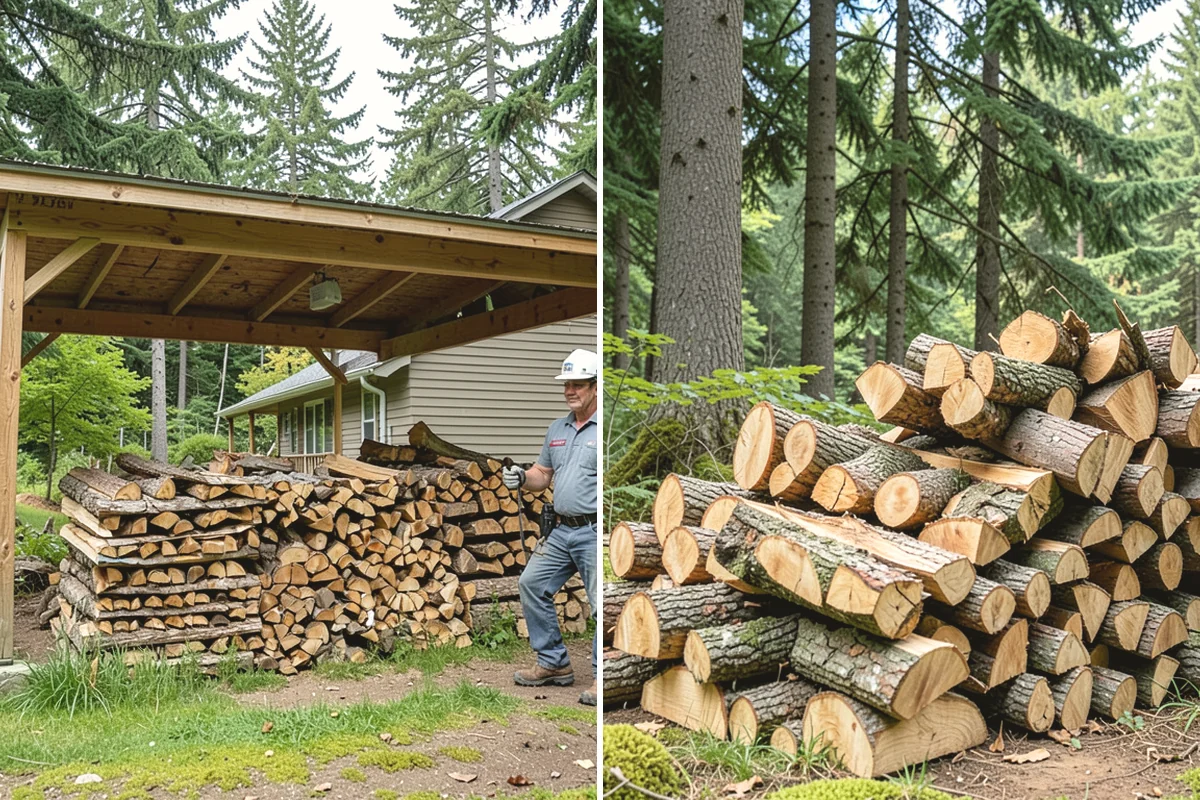 Firewood Covers in Mountlake Terrace, WA - Measure your stack dimensions and exposure