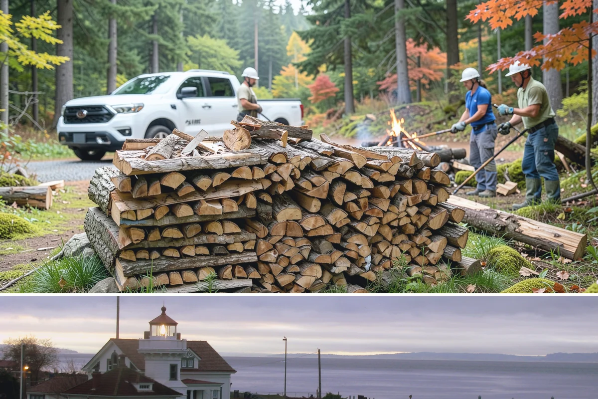 Firewood Covers in Mukilteo, Snohomish County, WA - Add covers before the fall rains set in so your summer-seasoned wood stays ready to burn.