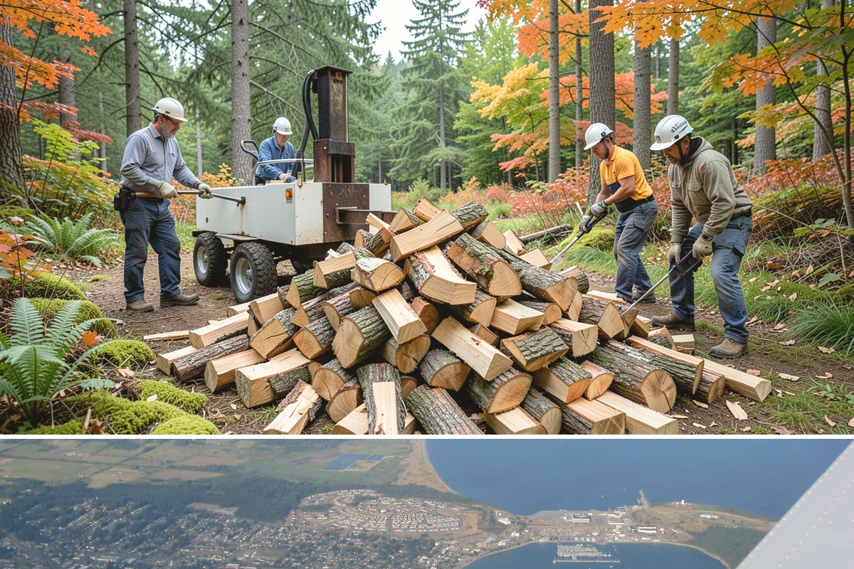 Firewood Covers in Oak Harbor, Island County, WA - Add covers before the fall rains set in so your summer-seasoned wood stays ready to burn.