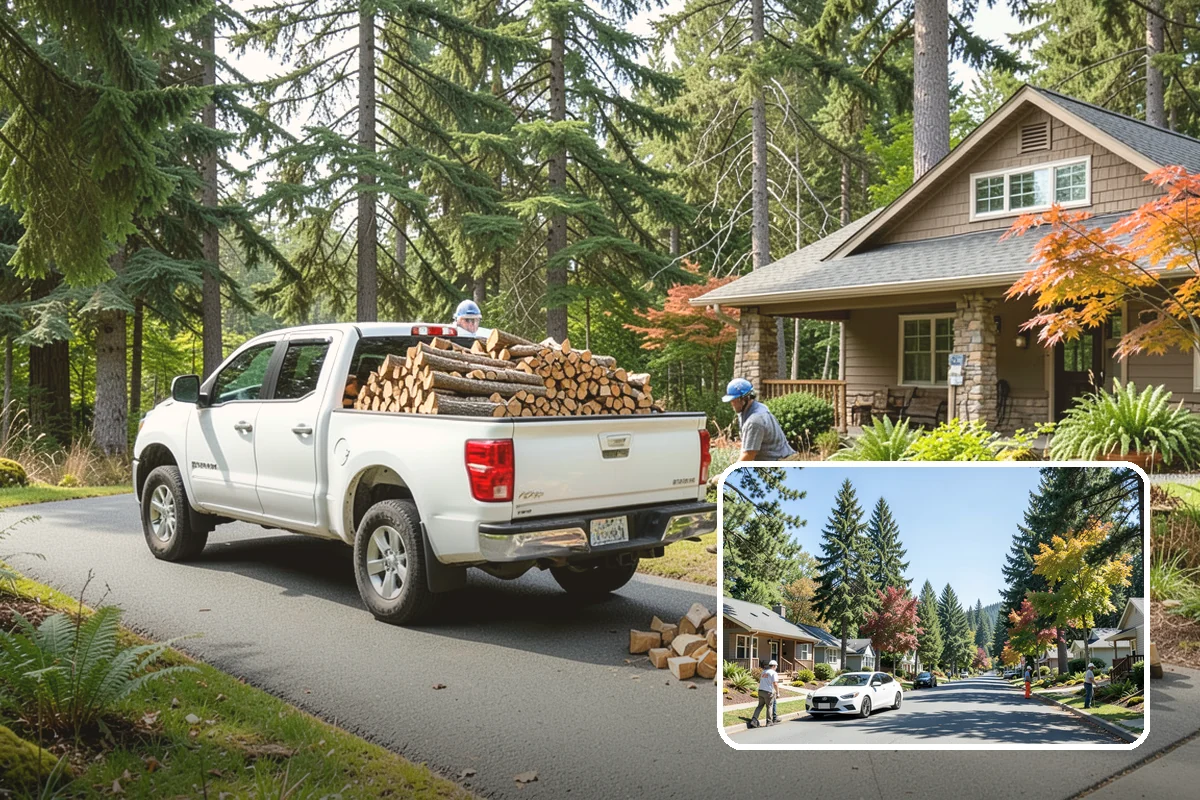 Firewood Covers in Orting, Pierce County, WA - Blocks rain and snow from re-wetting seasoned wood