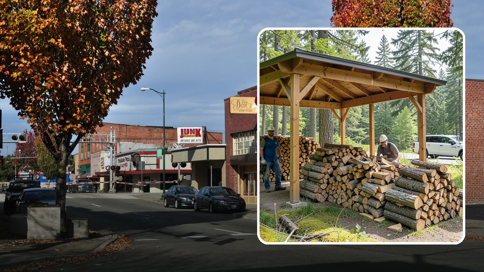 Firewood Covers in Puyallup, Pierce County, WA - We provide weatherproof firewood covers that shield your stack from constant Pacific Northwest rain while still letting it...