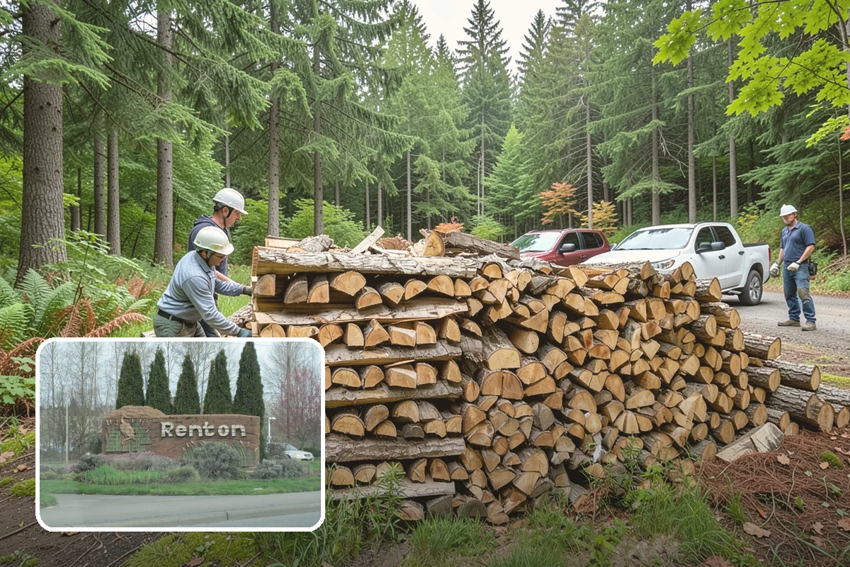 Firewood Covers in Renton, King County, WA - Blocks rain and snow from re-wetting seasoned wood