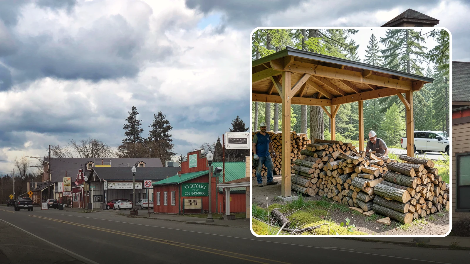 Firewood Covers in Roy, Pierce County, WA - We provide weatherproof firewood covers that shield your stack from constant Pacific Northwest rain while still letting it...