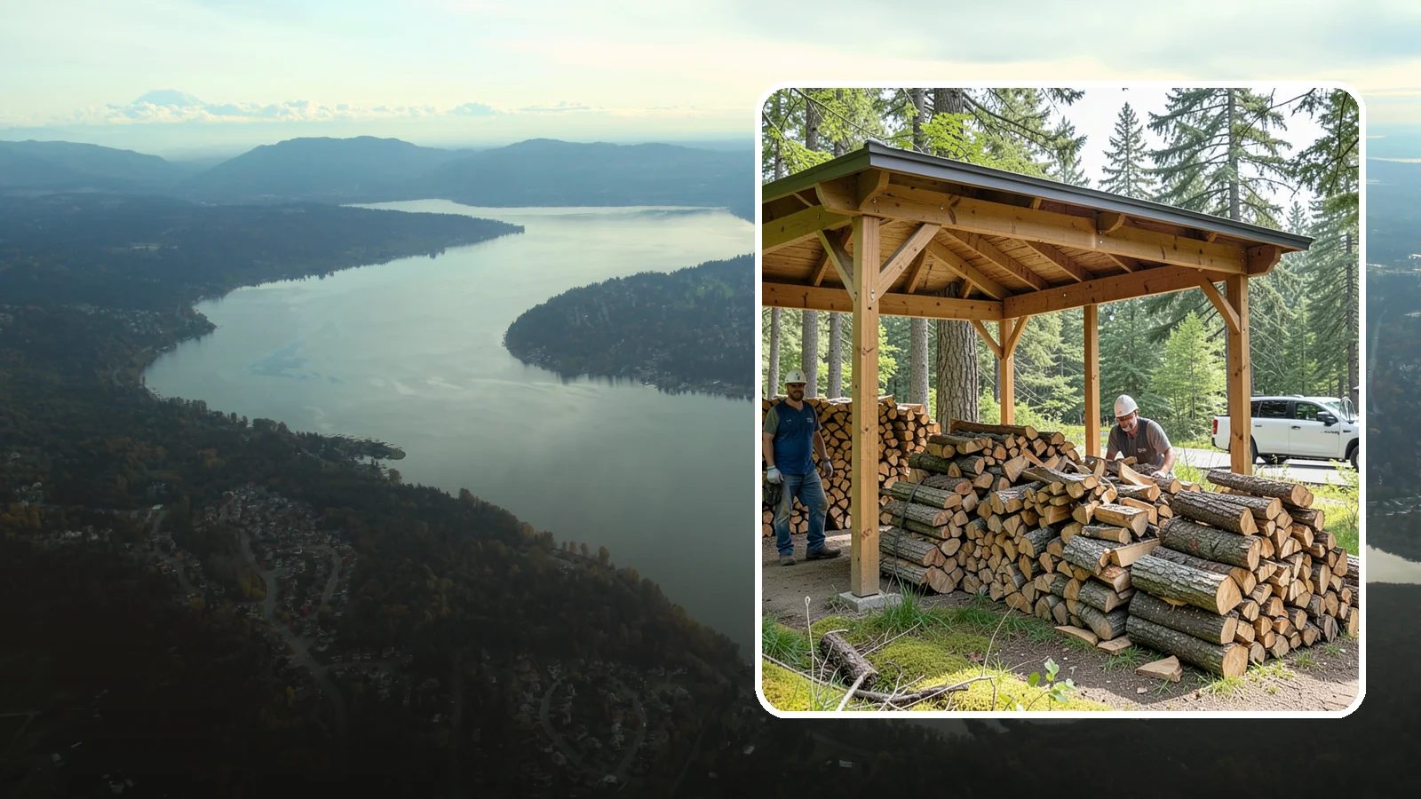 Firewood Covers in Sammamish, King County, WA - We provide weatherproof firewood covers that shield your stack from constant Pacific Northwest rain while still letting it...